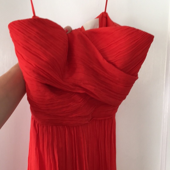 J. Crew Red Strapless Dress - Picture 4 of 6